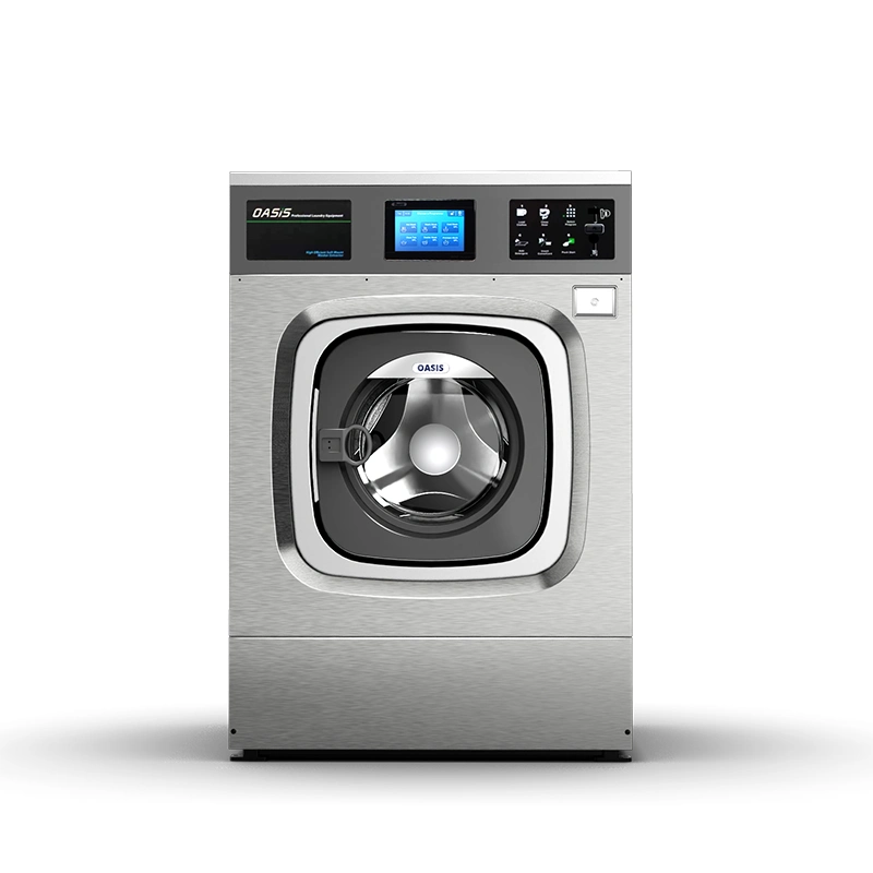 OASIS 15KG Coin-Operated Softmount Washer Extractor model SXTP150F, professional laundry equipment for facilities in Morocco, main product image