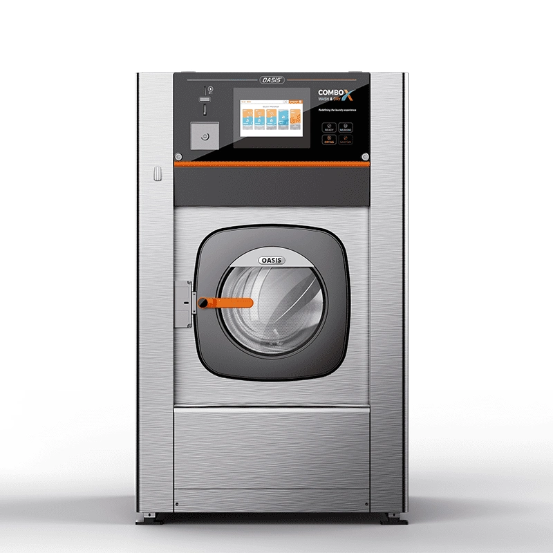 OASIS 20KG Vended Single-Drum Washer Dryer Combo model XHY20, professional laundry equipment for facilities in Morocco, main product image